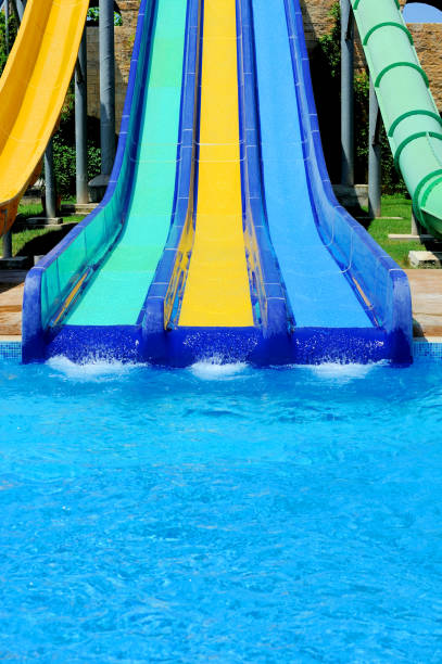 istock Colorful water slides 984661772