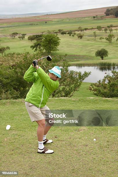 Golfer Backswing Stock Photo - Download Image Now - Adult, Challenge, Color Image