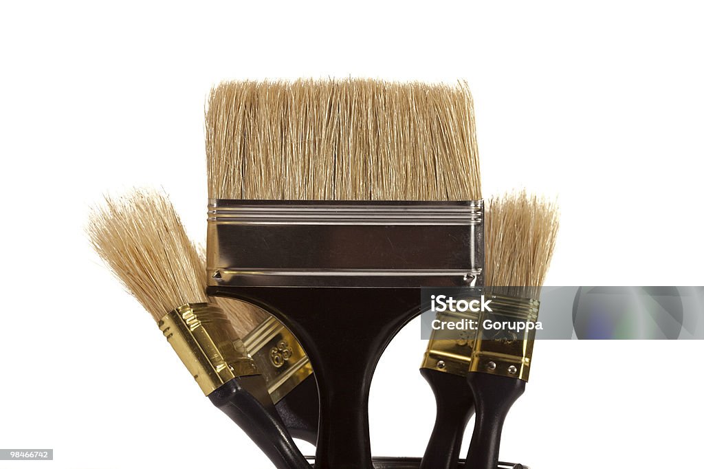 Brushes for painting  Bristle - Animal Part Stock Photo