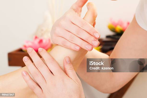 Feet Massage Stock Photo - Download Image Now - Adult, Alternative Therapy, Body Care