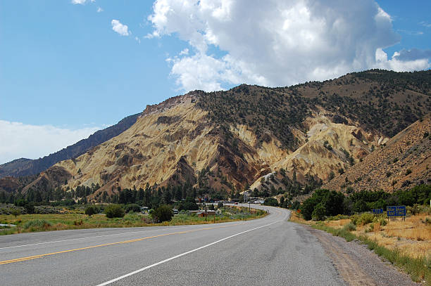 Big Rock Candy Mountain in Utah stock photo