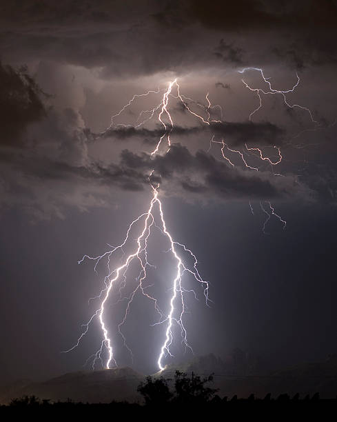 istock Lightning in the Arizona desert 98467497
