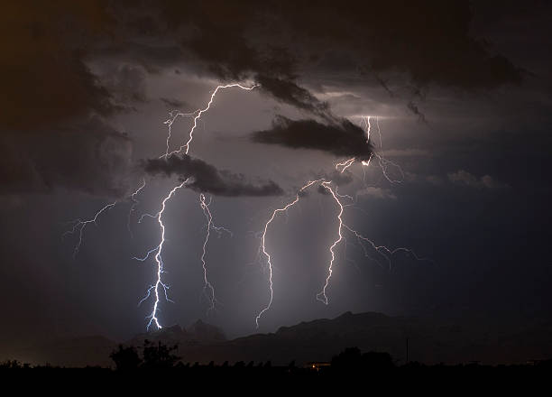 istock Lightning in the Arizona desert 98467502