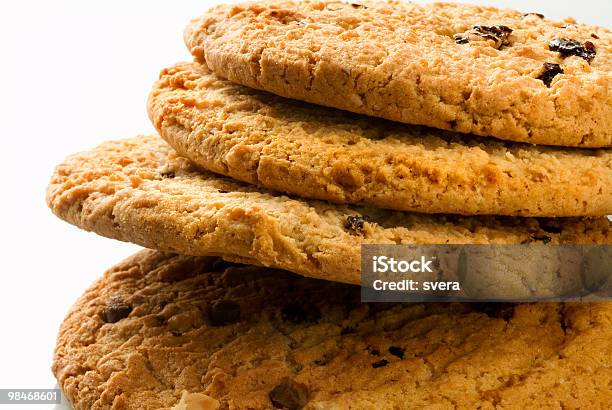 I Cookie Naturale - Fotografie stock e altre immagini di Biscotto con gocce di cioccolato - Biscotto con gocce di cioccolato, Biscotto secco, Catasta