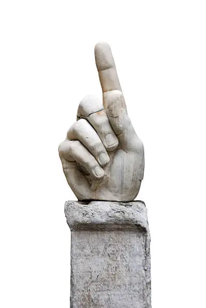Photo of Hand of colossal statue Rome