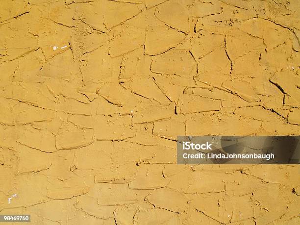 Gold Stucco Wall Stock Photo - Download Image Now - Abstract, Backgrounds, Building Exterior