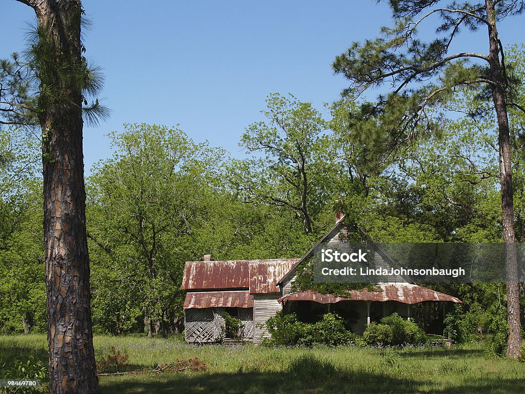 Old Weathered, Abandoned Historic Home  Georgia - US State Stock Photo