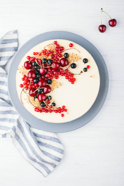 istock New York cheese cake with berries. 984708418