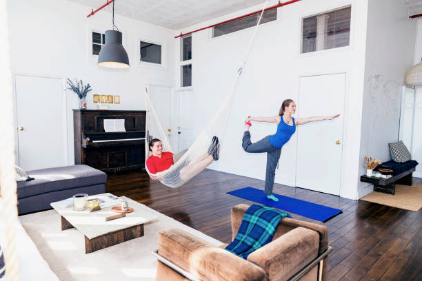 istock Couple at their loft enjoying weekend routines 984714494