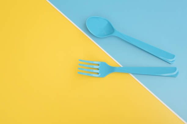 istock close up of plastic spoons 984728678