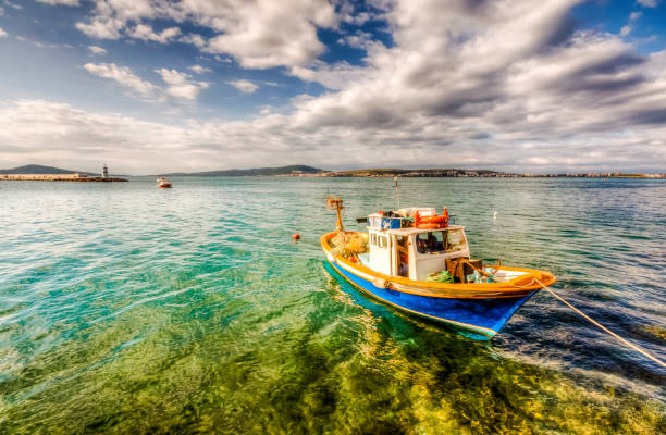 Fishing boat in Ayvalik Town
