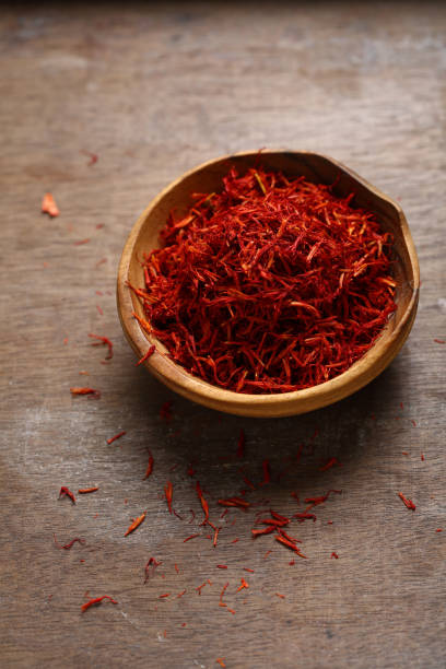 istock Traditional saffron spice, food above 984757808