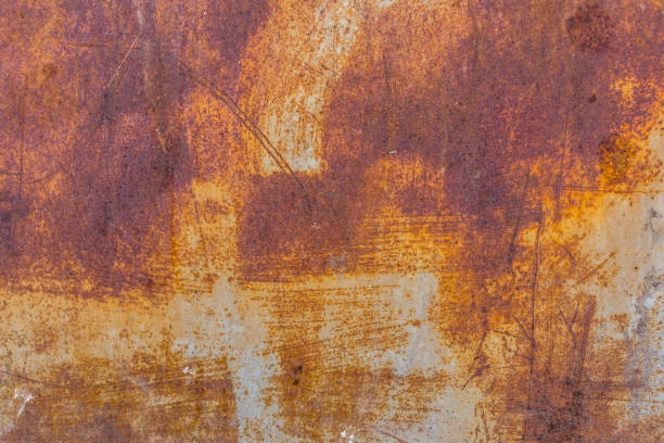 istock Metal texture with scratches and cracks 984786610