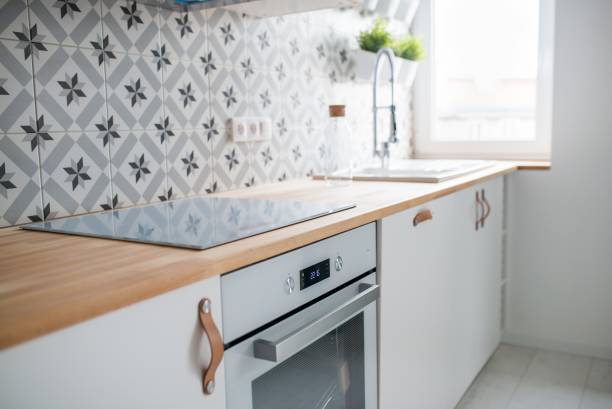 istock Induction hob in electric kitchen cooker 984792150