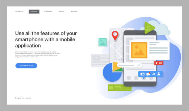 istock Design of the main page of the site. 984803544