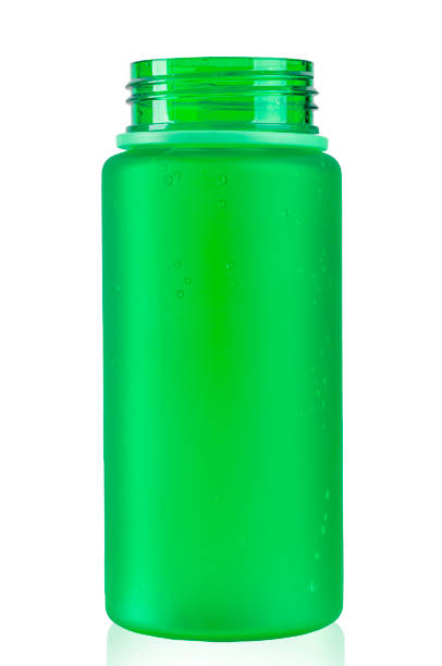 istock colored water bottle for a cyclist on a white background. isolated. with an unscrewed lid. 984824540