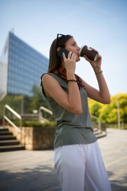 istock Young woman in the city 984840754