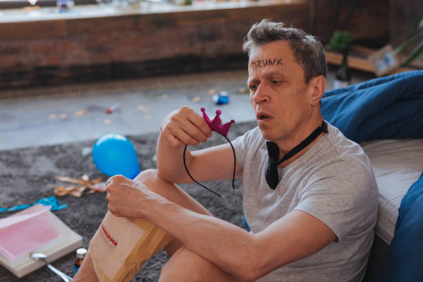 istock Amazed mature man recalling bachelor party 984846562