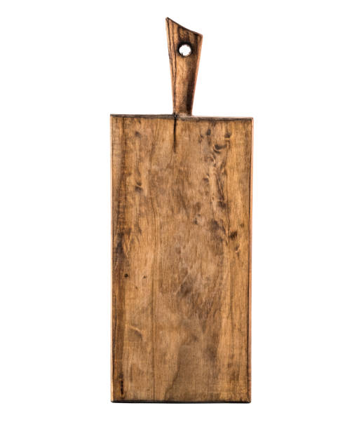 istock wooden cooking board isolated on a white background. 984879450