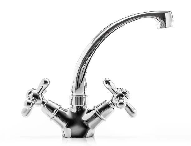 istock Metal water mixer 984903894
