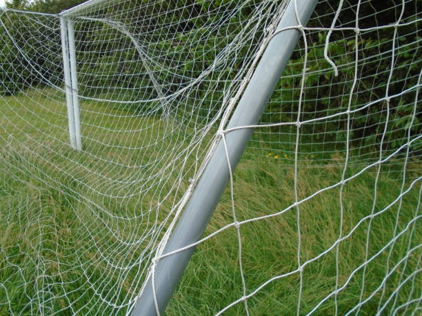 istock Football goal in field 984911094
