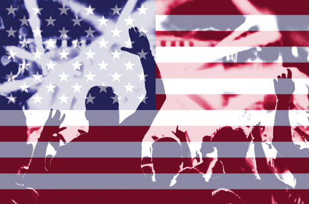 istock People celebrating Independece day in the USA 984958038