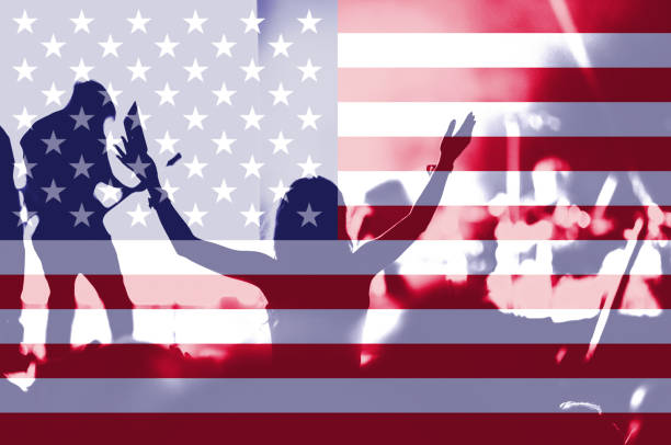 istock People celebrating Independece day in the USA 984958072