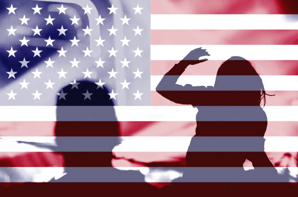 istock People celebrating Independece day in the USA 984958122