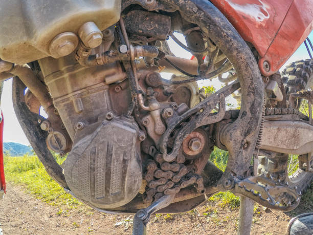 istock Bike chain and gear problem in the mountains 984983754