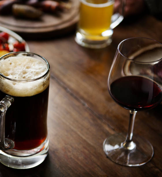 istock Glasses of alcohol on the table 984999482
