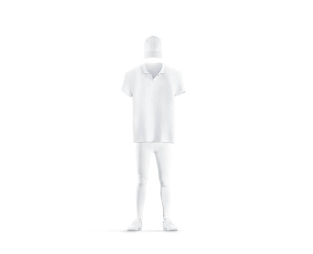 istock Blank white classic uniform design mock up isolated 985002556