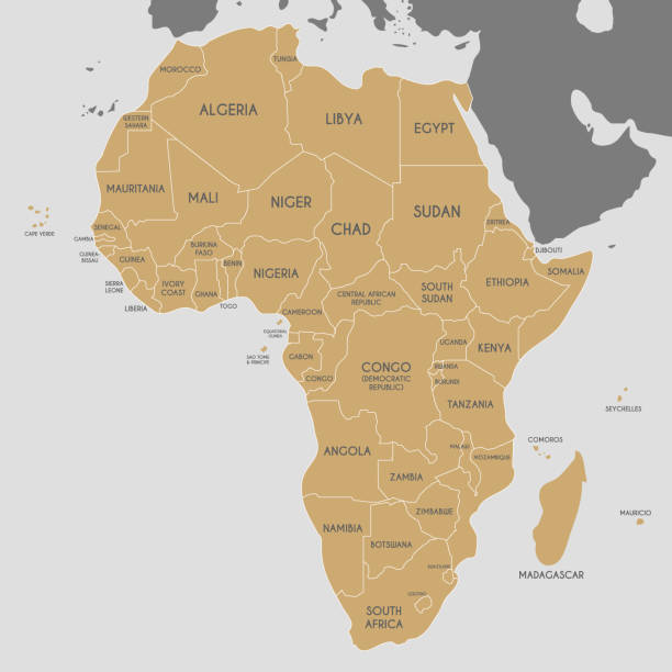 Political Africa Map Vector Illustration Editable And Clearly Labeled Political Africa Map Vector Illustration Editable And Clearly Labeled Layers 
