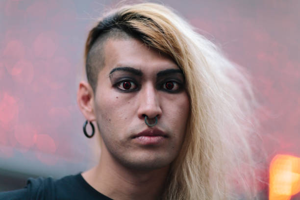 A close-up portrait of a cool Japanese man in Tokyo.