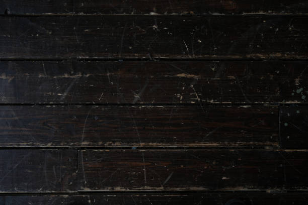 istock Dark wood texture Background with old panels 985030832