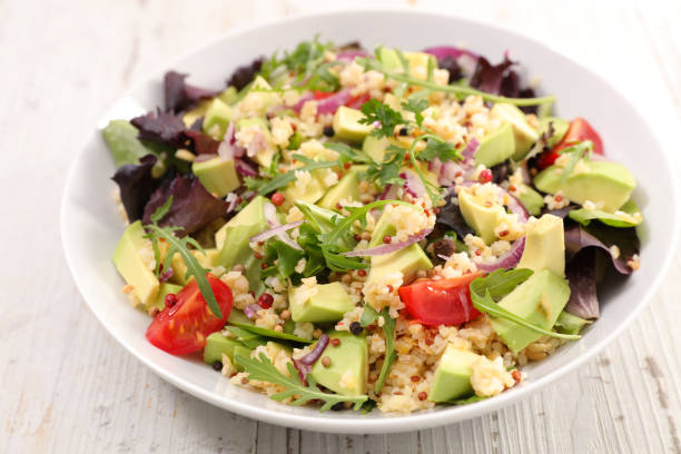 istock quinoa salad with avocado and tomato 985033454