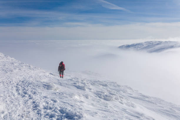 istock Lonely adventurer in the mountains 985038582