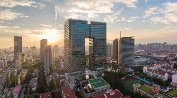 istock Modern city skyline and cityscape 985041962