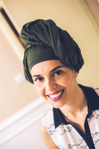 istock beautiful woman with turban 985046528