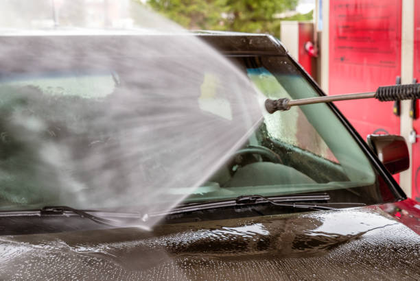 istock High pressure water cleaning car 985056272