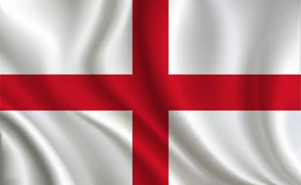 Vector illustration of England flag background