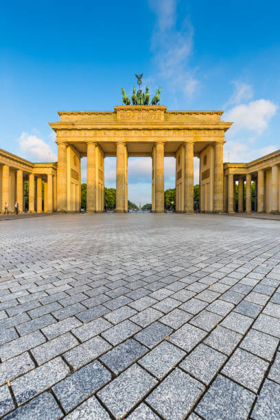 istock Brandenburg Gate at sunrise, Berlin, Germany 985074714