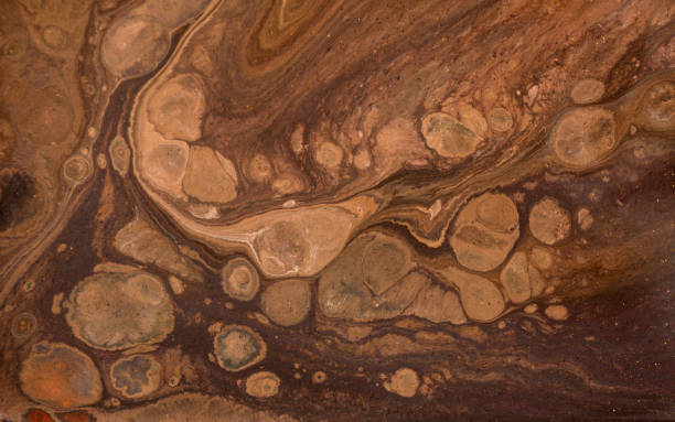 istock Marble abstract acrylic background. Marbling artwork texture. Agate ripple pattern. Gold powder. 985118504