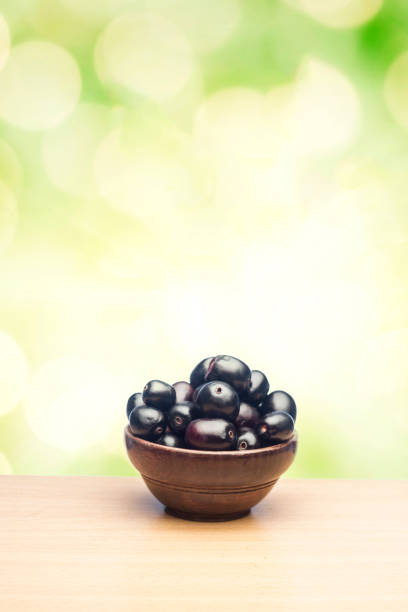jamun フルーツ - plum plum tree tree fruit ストックフォトと画像