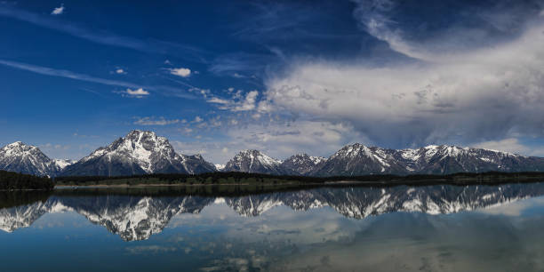 istock The Grand Tetons reflected in Jackson Lake 985125398