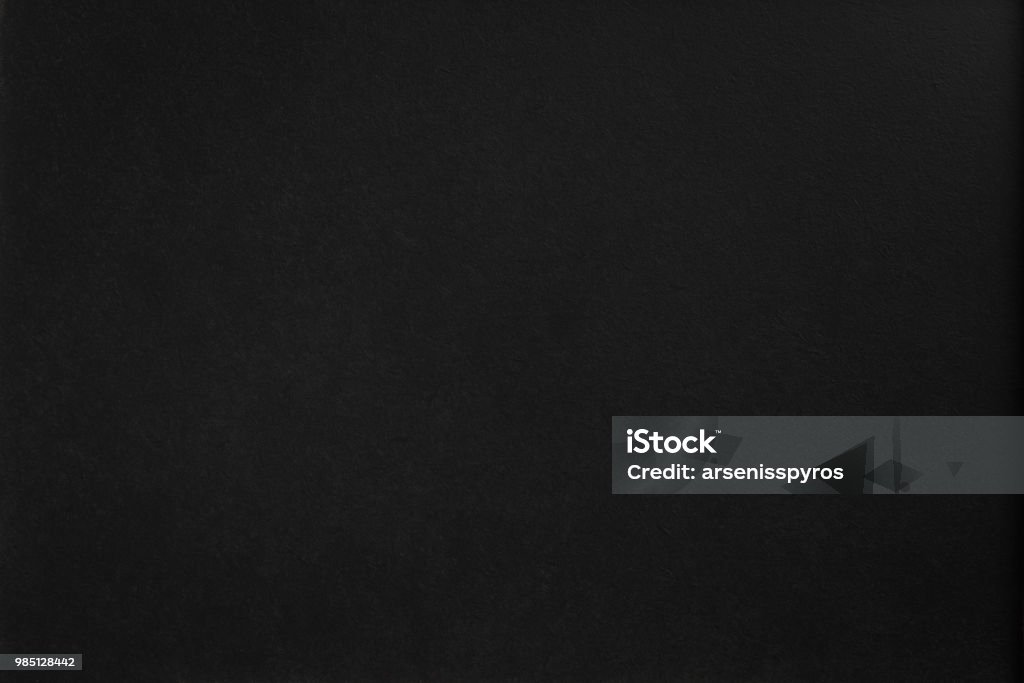 Blank dark black grainy wall background Black Color Stock Photo