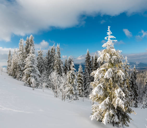 istock Winter mountain snowy landscape 985134348