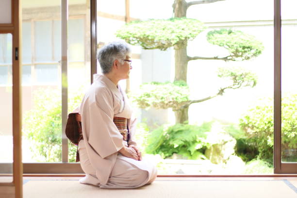istock A woman is wearing Kimono in Japan 985146796