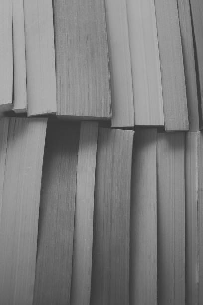 istock Book collection. Old books background in black and white. Education and wisdom concept. 985167166