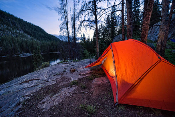 istock Tent Camping Backpacking Hiking Trip Camp 985169754