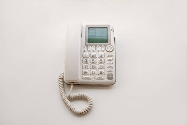 Old desk phone Old analogue desk phone kalender stock pictures, royalty-free photos & images
